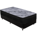 Ver imagem 1 de Cama Box e Colchão Airtech Pampa Molas Ensacadas Solteiro Ortobom: Preto