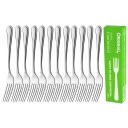 Ver imagem 4 de Jogo Garfo Faca Aço Inox 24 Peças Bar Restaurante Buffet