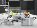 Ver imagem 6 de Caçarola Tramontina Duo Silicone Funda em Aço Inox Fundo Triplo com Tampa e Alças em Silicone 16 cm