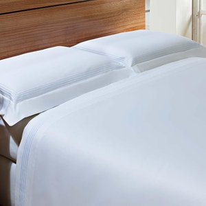 Jogo de Cama Queen 1000 Fios Liso - Niazitex Branco