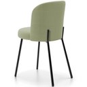 Ver imagem 7 de Kit 5 Cadeiras Sala de Jantar Estofada Gavi L02 Bouclê Oliva Lyam Decor