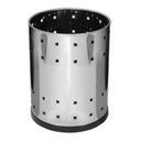 Ver imagem 2 de Cesto - Lixeira Telado para Escritório - Aço Inox 13 Litros
