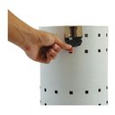 Ver imagem 5 de Cesto - Lixeira Telado para Escritório - Aço Inox 13 Litros