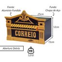 Ver imagem 2 de Caixa de Correio para Cartas Mineira Ouro Detras 15x25x12cm