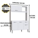 Ver imagem 3 de Cozinha Completa Compacta Katy 04 Portas 01 Gaveta Branco