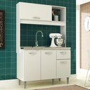 Ver imagem 4 de Cozinha Completa Compacta Katy 04 Portas 01 Gaveta Branco