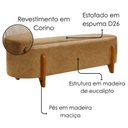 Ver imagem 4 de Puff Recamier Organico Imperial 160 cm Corino Whisky Impo