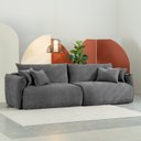Ver imagem 1 de Sofá 2 Lugares 260cm Comfy CabeCasa MadeiraOriginals Cinza Grafite