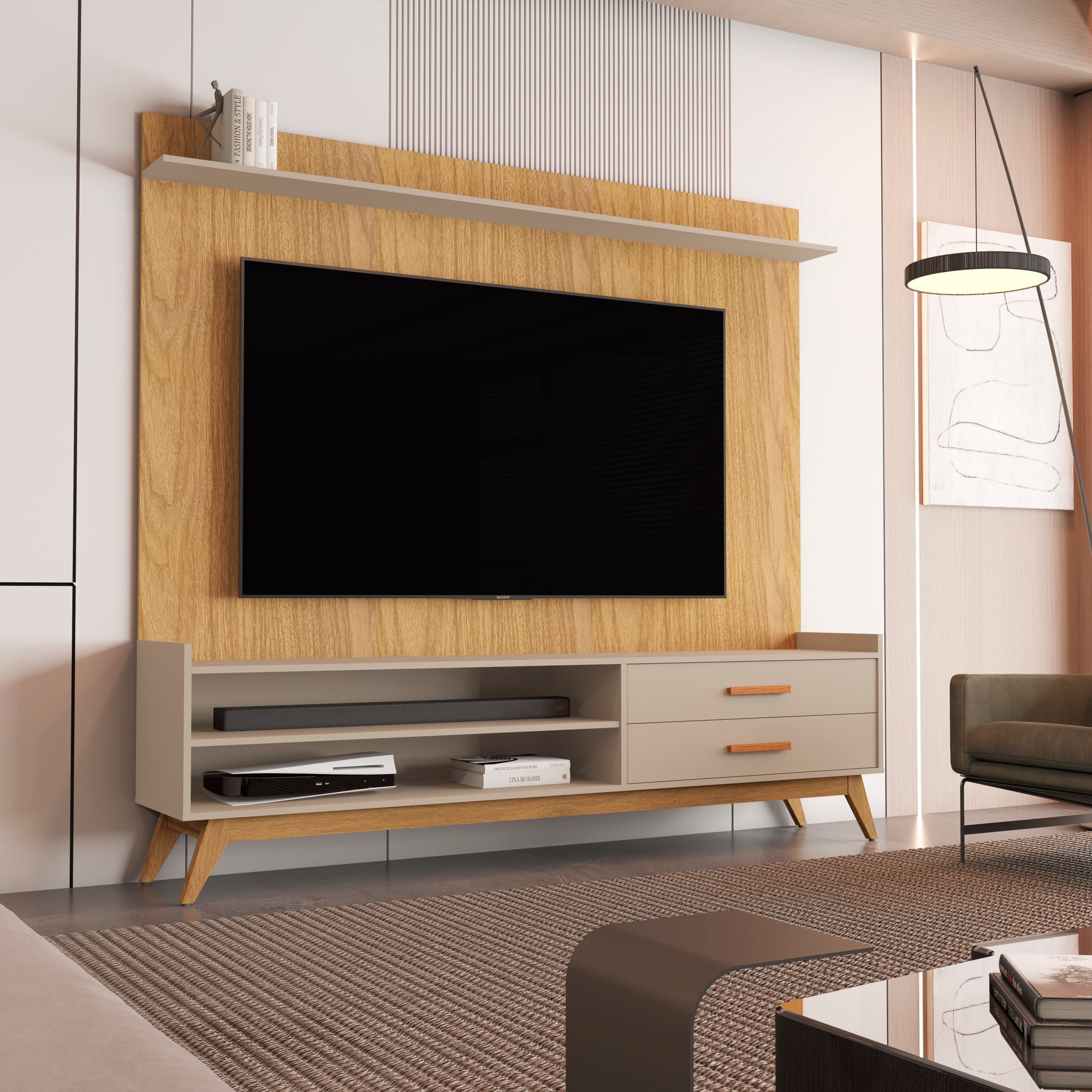 Home Odisseu Moderno e Funcional para Tv até 65 Polegadas - 3