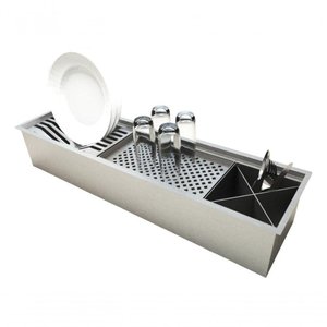 Canal Organizador Cozinha Em Inox Para Louça Aço