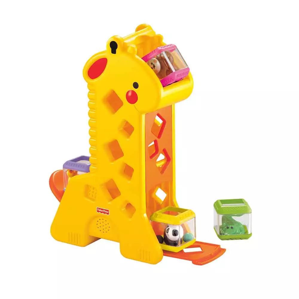 Girafa Fisher Price Bloco de Encaixar | MadeiraMadeira