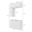 Ver imagem 4 de Conjunto para Banheiro Kappesberg Celeste 4 Peças Branco 120cm