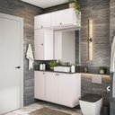 Ver imagem 1 de Conjunto para Banheiro Kappesberg Celeste 4 Peças Branco 120cm