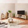 Sala de Estar Completa até 75 Polegadas Rack Buffet Mesa de Centro e Apoio Charlotte Artely - 1