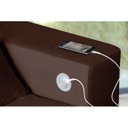 Ver imagem 2 de Sofá 3 Lugares Smart Retrátil, Reclinável 2,12m Tecnologia Carregamento 3 Portas Usb Marrom
