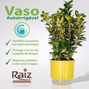 Ver imagem 2 de Vaso Raiz Auto Irrigável 12x11cm N2 Autoirrigável Pequeno Planta Flores:Preto
