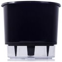 Ver imagem 1 de Vaso Raiz Auto Irrigável 12x11cm N2 Autoirrigável Pequeno Planta Flores:Preto