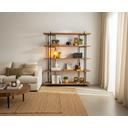 Ver imagem 2 de Estante de Madeira 5 Prateleiras Decoração e Organização