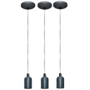 Ver imagem 1 de Kit 03 Pendente Moderno Modelo Clean Cinza Todos Ambientes