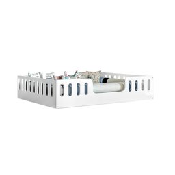 Cama Infantil Casal Design Montessoriana Helo - Branco - 2