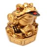 Sapo da Riqueza Feng Shui Chan Chu Sorte Fortuna Poder 4cm - 1