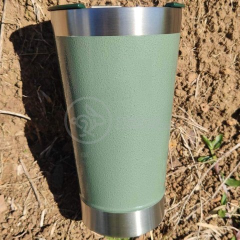 Copo Térmico com Tampa e Abridor de Garrafa 473ml Verde