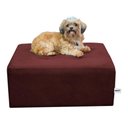 Ver imagem 4 de Cama Pet para Cachorro Quadrado com Pés Luna Matrix Cor:veludo Vinho