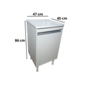 Ver imagem 2 de Gabinete Mdf com Tanque 26l P/torneira de Bancada ou Parede Entregue Montado