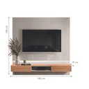 Ver imagem 2 de Painel para Tv Riga Jequitiba Off White Perolizado/jequitiba