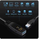 Ver imagem 2 de Cabo Extensor Usb 3.0 C/ Repetidor de Sinal 30 Metros