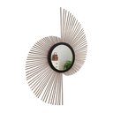 Ver imagem 2 de Espelho decorativo de parede redondo com moldura palitada Pulsar Rose Gold