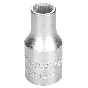 Soquete Estriado em Aço Cromo Vanádio 7 Mm - Encaixe 1/4" Tramontina