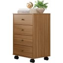 Ver imagem 3 de Gaveteiro Presence 72cm 4 Gavetas Amêndola Touch Demóbile