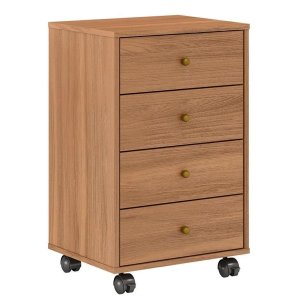 Gaveteiro Presence 72cm 4 Gavetas Amêndola Touch Demóbile