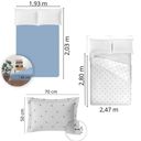 Ver imagem 4 de Jogo de Cama 100% Algodão King Size 300 Fios Nova América