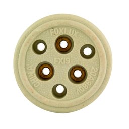 Kit 10 Tomada Elétrica Tripolar 20A Porcelana FX-19 - Foxlux - 1