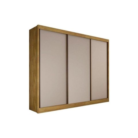 Guarda Roupa Casal 3 Portas de Correr e 6 Gavetas Diamond/londres Freijo Cumaru C/ Fendi - Novo