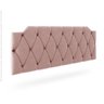 Painel Cabeceira de Cama Box Casal Suede Rose Nicole - 5