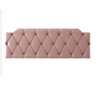 Painel Cabeceira de Cama Box Casal Suede Rose Nicole - 7