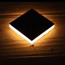 Ver imagem 7 de Luminária Balizador Spot Quadrado Led em Pvc de 3w Luz Branco Quente de Embutir em Piso Chão Solo Gr