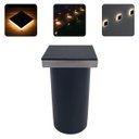 Ver mais imagens de Luminária Balizador Spot Quadrado Led em Pvc de 3w Luz Branco Quente de Embutir em Piso Chão Solo Gr