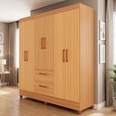 Ver imagem 1 de Guarda-Roupas Brilho 100% MDF 6 Portas 2 Gavetas