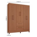 Ver imagem 3 de Guarda-Roupas Brilho 100% MDF 6 Portas 2 Gavetas