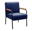Ver imagem 1 de Poltrona Jade Cor:Veludo Azul 210