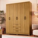 Ver imagem 3 de Guarda Roupa RP3638 6 Portas 3 Gavetas Decibal