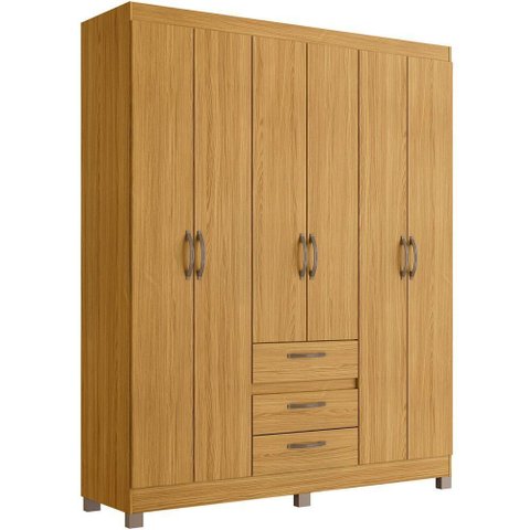 Guarda Roupa RP3638 6 Portas 3 Gavetas Decibal