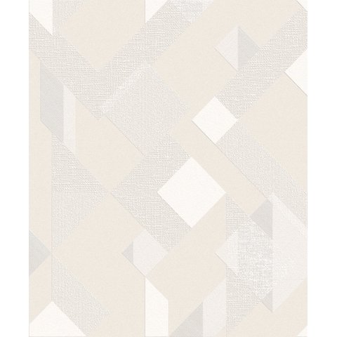 Papel de Parede Bobinex Atemporal - Geométrico Branco