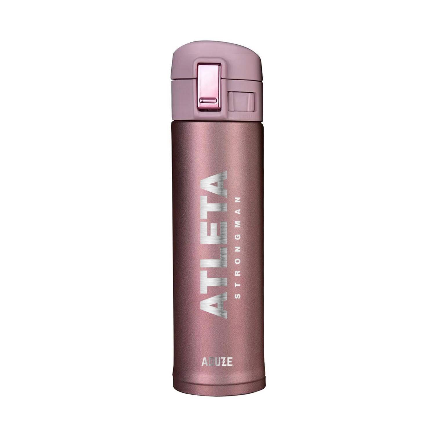 Garrafa Térmica Aduze Slide Strongman 500ml Rosa - 1