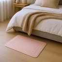 Ver imagem 4 de Tapete Porta Entrada Antiderrapante Aconchego 65x45cm Rosa