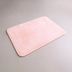 Tapete Porta Entrada Antiderrapante Aconchego 65x45cm Rosa - 1